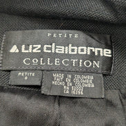 Veste Blazer Liz Claiborne Collection Noir 100% Rayonne Taille M