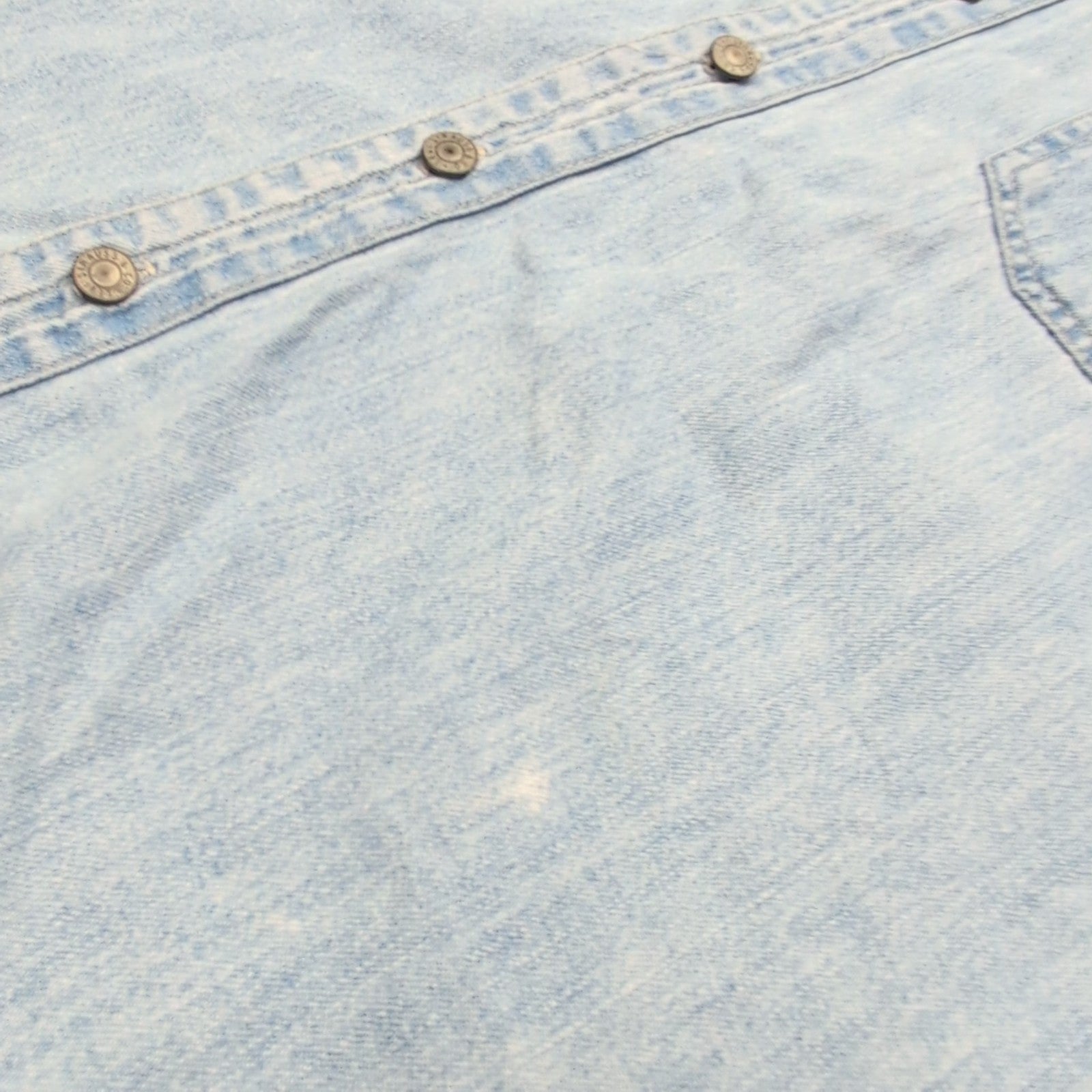 Chemise Levi's vintage en jean fin bleu taille S/M #172e