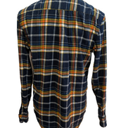 Chemise Flanelle Stretch US POLO ASSN S Coton Tartan Bleu Vert Casual |280S
