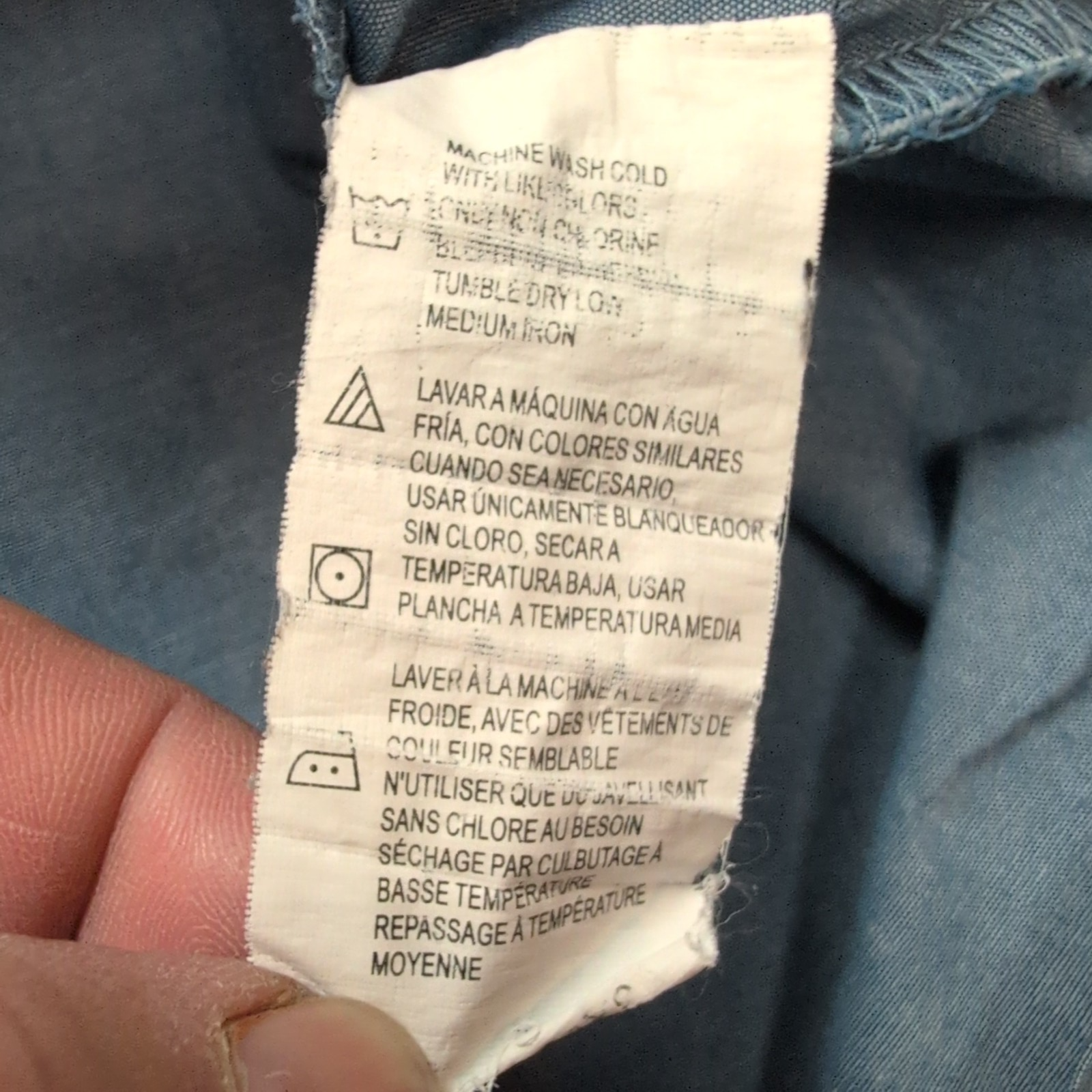 Chemise Dickies 3XL Bleu Workwear Manches Courtes 2 Poches Logo