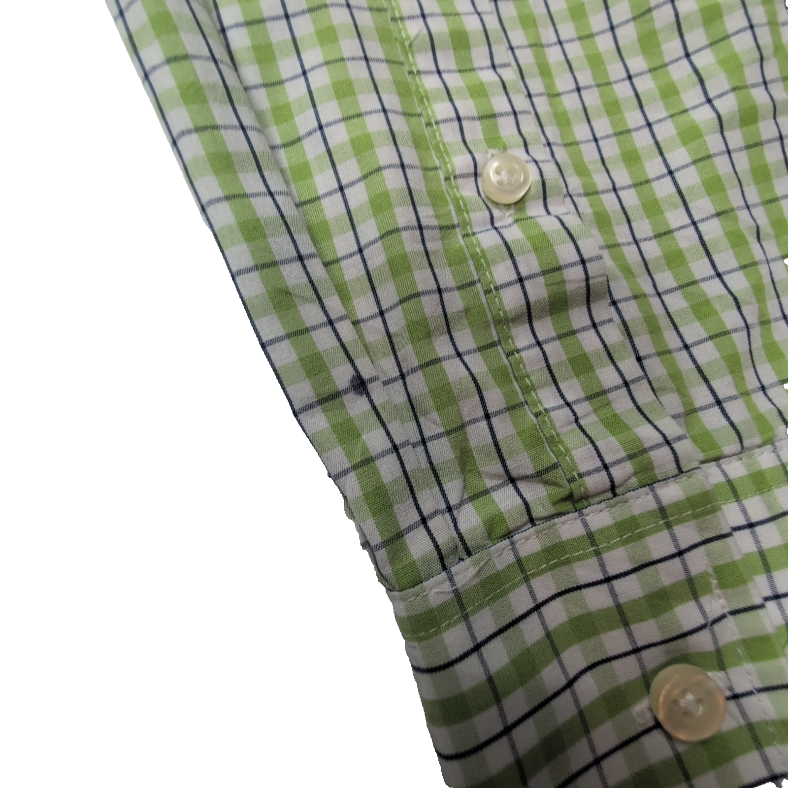 Chemise CHAPS verte à carreaux taille XXL #70e