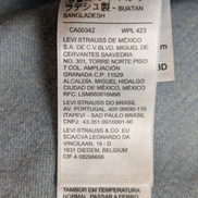 Chemise LEVI'S Western Jean Denim Bleu Manches Longues - Taille M