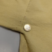 Pull Calvin Klein Jaune Col Roulé à Cordon & Poches - Taille L/XL