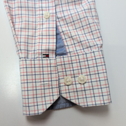 Chemise Tommy Hilfiger Wrinkle Free à Carreaux Bleu Blanc Rouge - Taille M