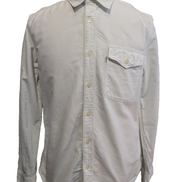 Chemise Levi's Blanche Coupe Slim Fit Manches Longues Taille L