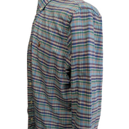 Chemise Polo Ralph Lauren Shirt L Bleu Carreaux Oxford Button Down Coton