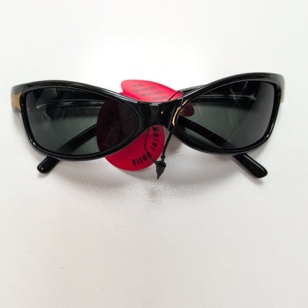 Lunettes de soleil Natur Optik Germany Y2K noir brillant ovales 🔥