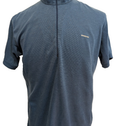 Polo Patagonia Capilene Bleu Col Zippé - Taille L Ajusté