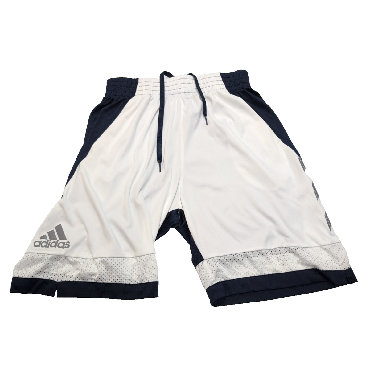 Short de sport Adidas Climacool bleu marine et blanc Taille L