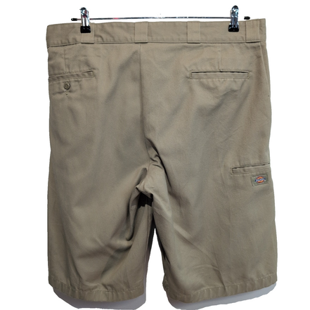 Short Dickies Workwear Beige Crème Homme W40 Relaxed Fit Coupe Droite Excellent