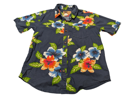 Chemise hawaïenne On Gear Fashions fleurie manches courtes taille S #675 hawaien