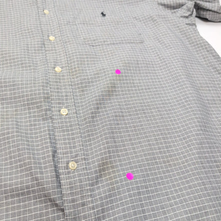 Chemise Ralph Lauren Yarmouth XL Hong Kong Carreaux Logo Noir