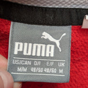 Sweat à Capuche PUMA Homme M Rouge Hoodie Sport 2 Poches Excellent État