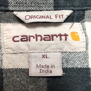 Carhartt chemise original fit carreaux noir gris 100% coton taille XL
