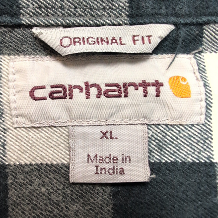 Carhartt chemise original fit carreaux noir gris 100% coton taille XL