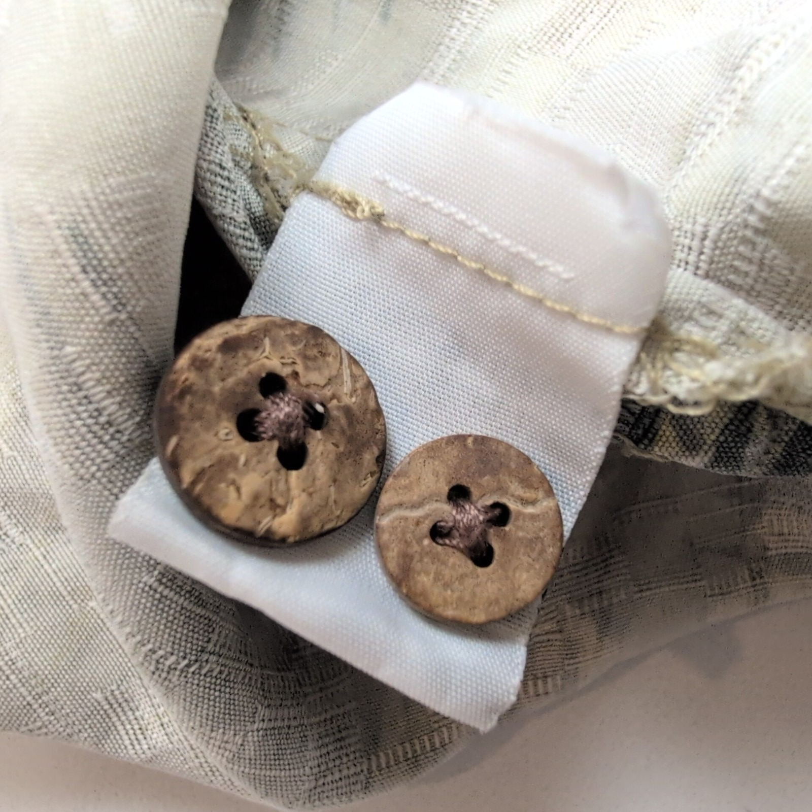 Chemise Hawaïenne Tommy Bahama Soie Kaki Palmier L