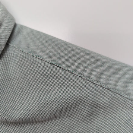 Chemise Ralph Lauren XXL Vert Pastel Oxford Logo Marron Grandes Tailles