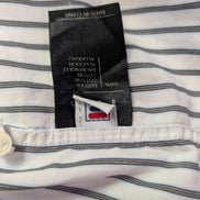 Chemise Fila blanche à rayures taille L #143msch