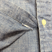 Chemise Ralph Lauren L Bleu Effet Jean Coton Logo Bleu manches longues