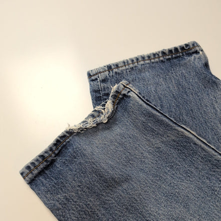 Levi’s 501 Jean Homme W33 L32 Bleu Vintage Pantalon Bouton Droit