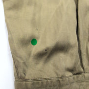 Chemise Ralph Lauren Blake XL Soie Lin Kaki Logo Bleu Marine mancheslongues