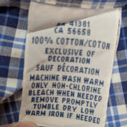Chemise Polo Ralph Lauren Shirt M Slim Fit Stretch Carreaux Bleu Button Down