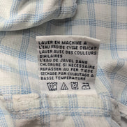 Chemise Nautica Bleu Carreaux Taille XL TG 100% Coton Manches courtes Poche