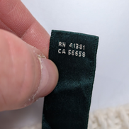 Pull Lauren Ralph Lauren femme S crème alpaga maille ajourée col rond