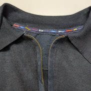Pull Paul & Shark Yachting Vintage Bleu Marine Foncé Col Zippé - Taille M