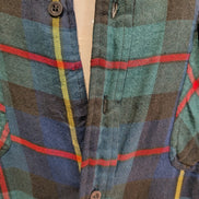 Coleman Outdoors Surchemise Matelassée Flanelle T.M Veste Carreau Vert Bleu |244