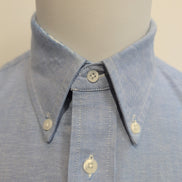 Chemise Clayerooke Made in USA M/L Bleu Manches Courtes Vintage