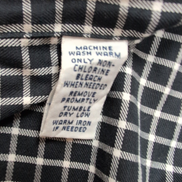 Chemise Ralph Lauren L Noire Carreaux Blancs Classic Fit Button Down Coton