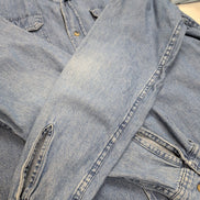 Wrangler chemise jean vintage bleu 2 poches à rabat taille M