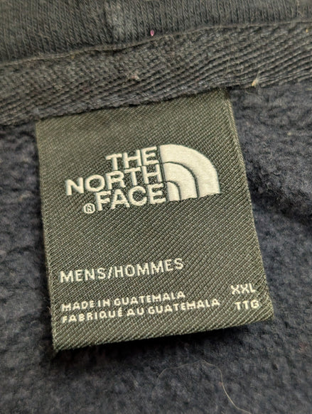 The North Face Sweat à Capuche Bleu Marine - Grand Logo au Dos - Taille XXL Homm