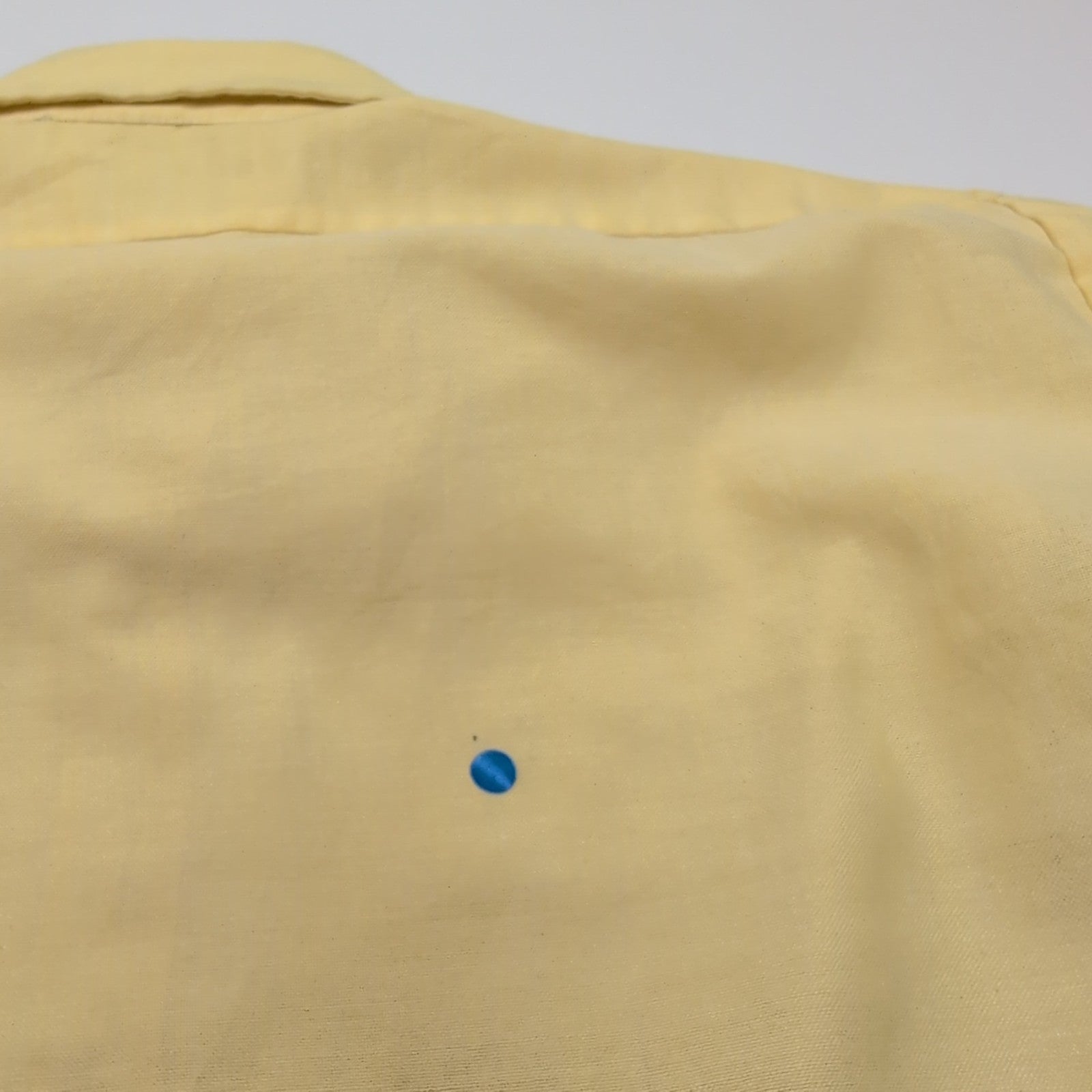 Chemise Lancer M Jaune Never Needs Ironing Button Down Vintage