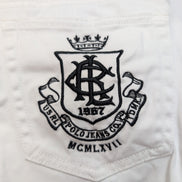 Pantalon Chino Polo Ralph Lauren Blanc Stretch 5 Poches Taille 29x34