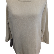 Pull Ralph Lauren femme (Lauren) Crème Col Rond 100% Coton Mercerisé XL