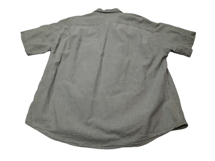 Chemise 2 poches L.L. Bean verte pâle manches courtes taille XL