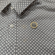Chemise manches courtes Guess grise à motifs taille M Homme