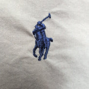 Chemise Ralph Lauren S Grise Classic Fit Coton Stretch Logo Bleu Marine