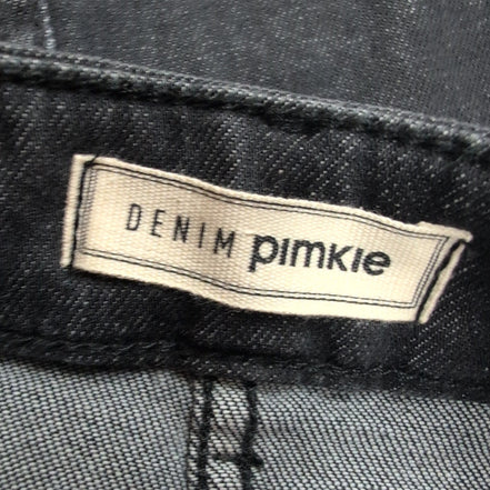 Jupe Longue Femme T34 Pimkie Jean Noir Stretch Neuve Étiquette 