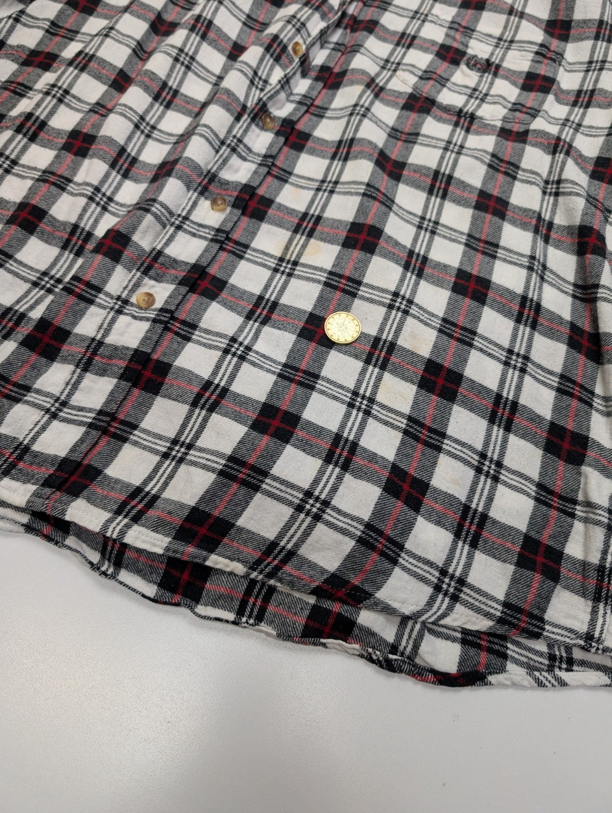 Chemise Flanelle CHAPS L Bûcheron Rouge Noir Blanc |279S