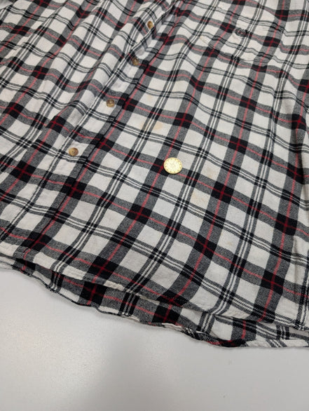Chemise Flanelle CHAPS L Bûcheron Rouge Noir Blanc |279S