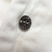 Chemise LEVI'S Homme XL Blanche en Jean Manches Longues Poches