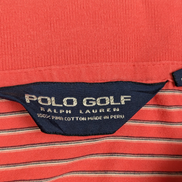 Polo manches courtes Polo Ralph Lauren Golf L rose rayures coton logo marine