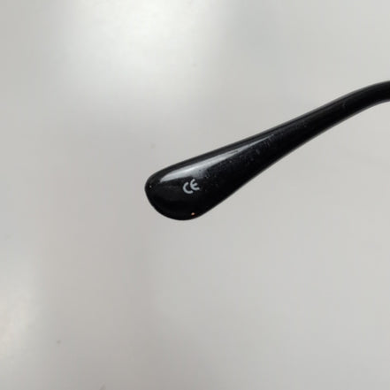 Lunettes de soleil Y2K Branches fines Acier brossé Déco Volant