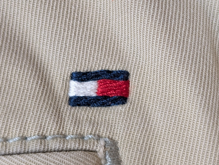 Pantalon Chino Tommy Hilfiger Crème W32 L32 Vintage Homme