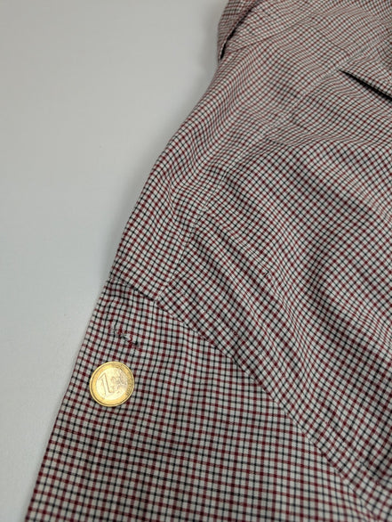 Chemise Ralph Lauren XXL Flanelle Carreaux Rouge Noir Shirt Button Down 3153