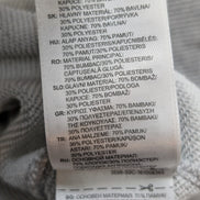 ➜ Sweat à Capuche Adidas Vintage - Grand Logo Brodé - Gris - Taille 40 (M/L)