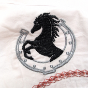 Chemise Monsieur Osmar G Style Western Broderies Cheval Manches Longues Taille S